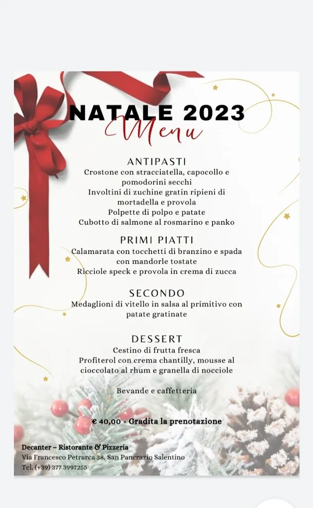 Menu_Decanter ristorante pizzeria_San Pancrazio Salentino_image_2