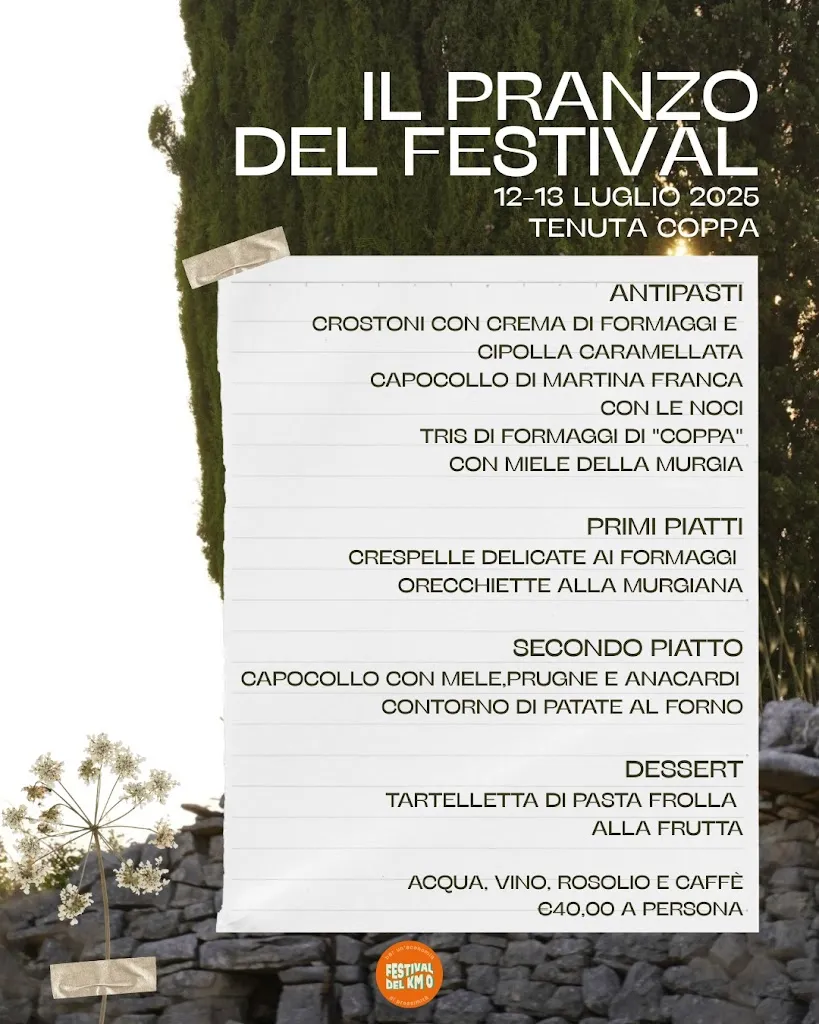 Menu_Tenuta COPPA di Ruvo di Puglia_Ruvo di Puglia_image_1