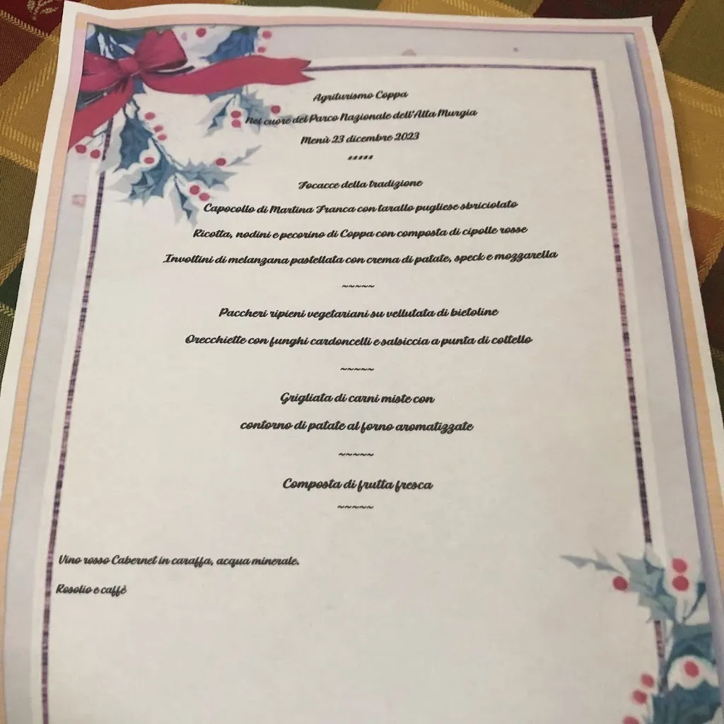 Menu_Tenuta COPPA di Ruvo di Puglia_Ruvo di Puglia_image_3