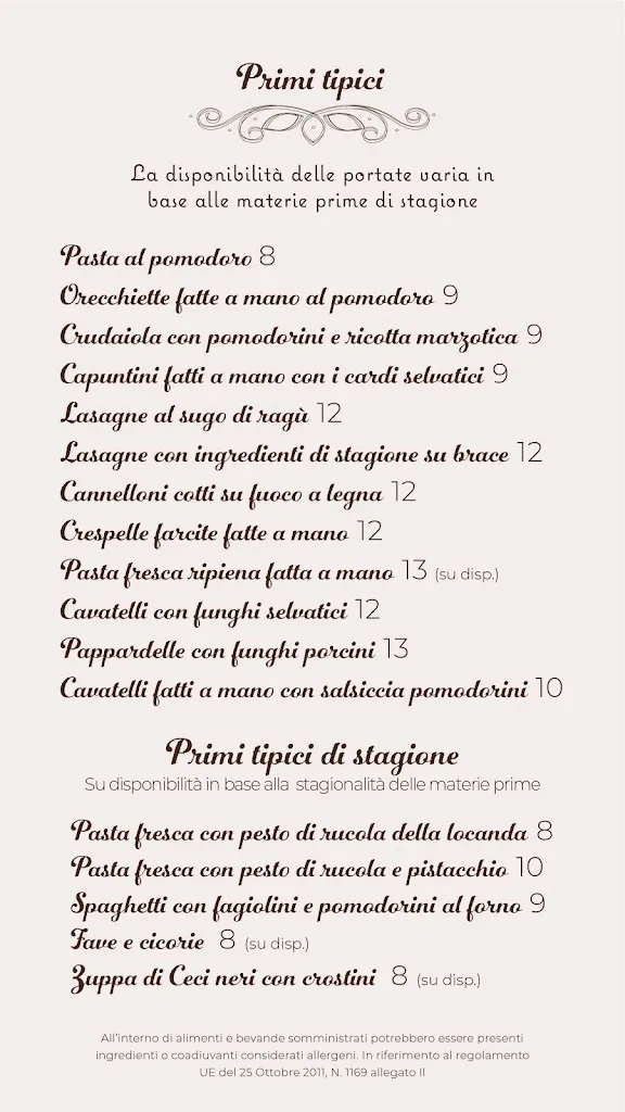 Menu_Braceria Sapori di un Tempo_Ruvo di Puglia_image_1