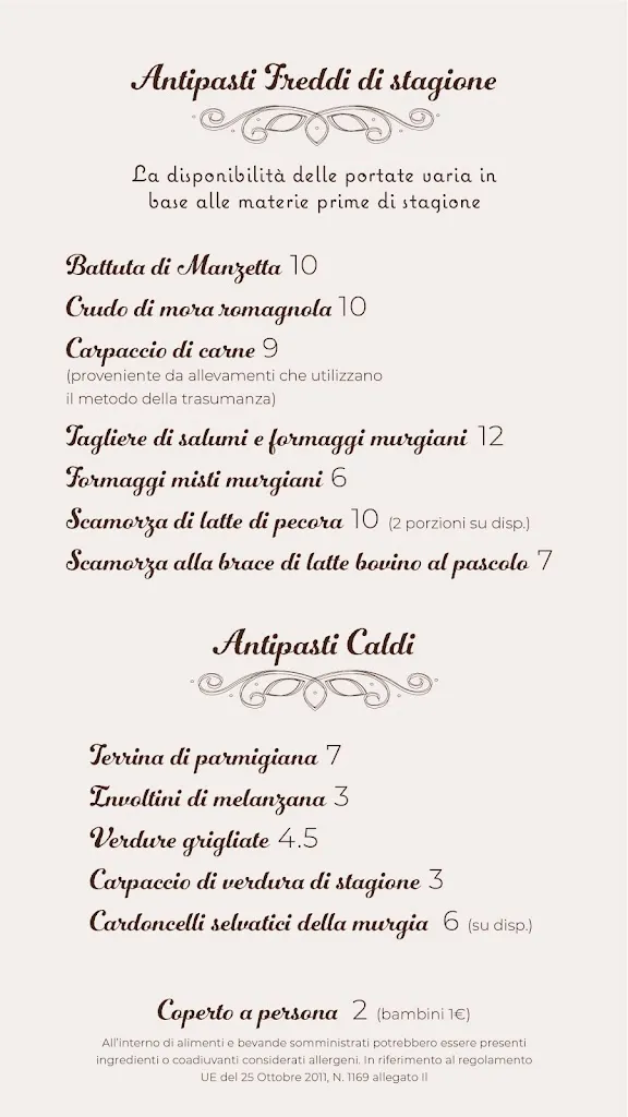 Menu_Braceria Sapori di un Tempo_Ruvo di Puglia_image_3