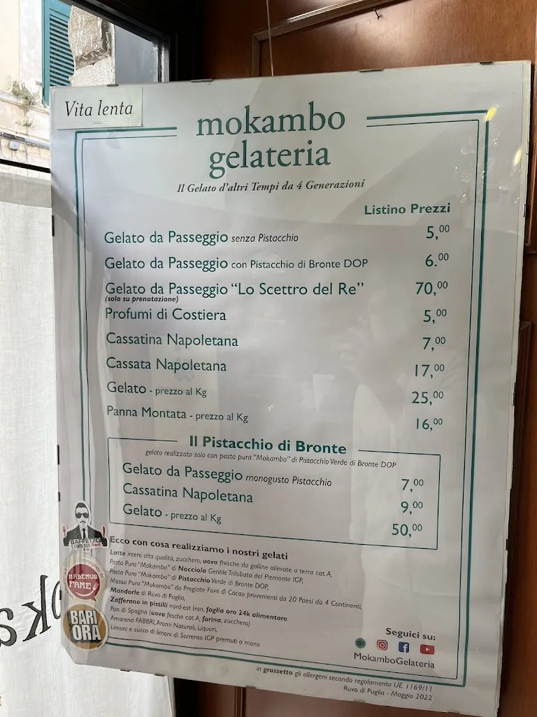 Menu_Mokambo Artisan Ice Cream Shop_Ruvo di Puglia_image_2