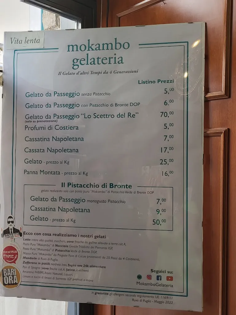 Menu_Mokambo Artisan Ice Cream Shop_Ruvo di Puglia_image_3