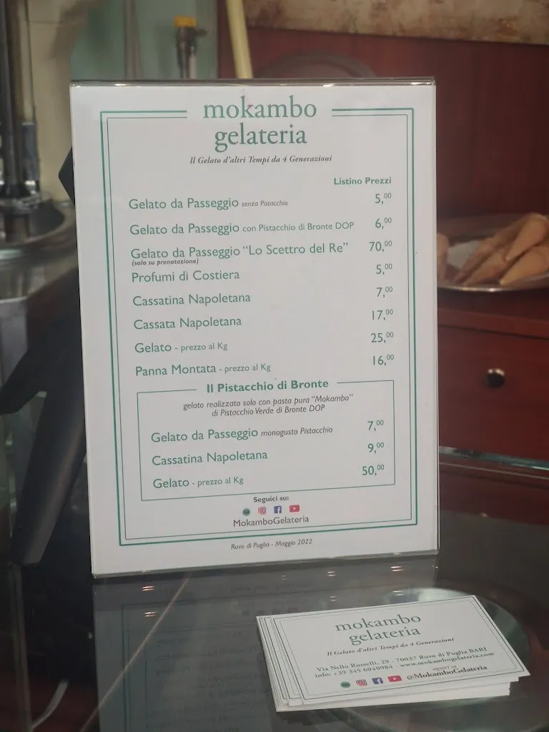 Menu_Mokambo Artisan Ice Cream Shop_Ruvo di Puglia_image_4