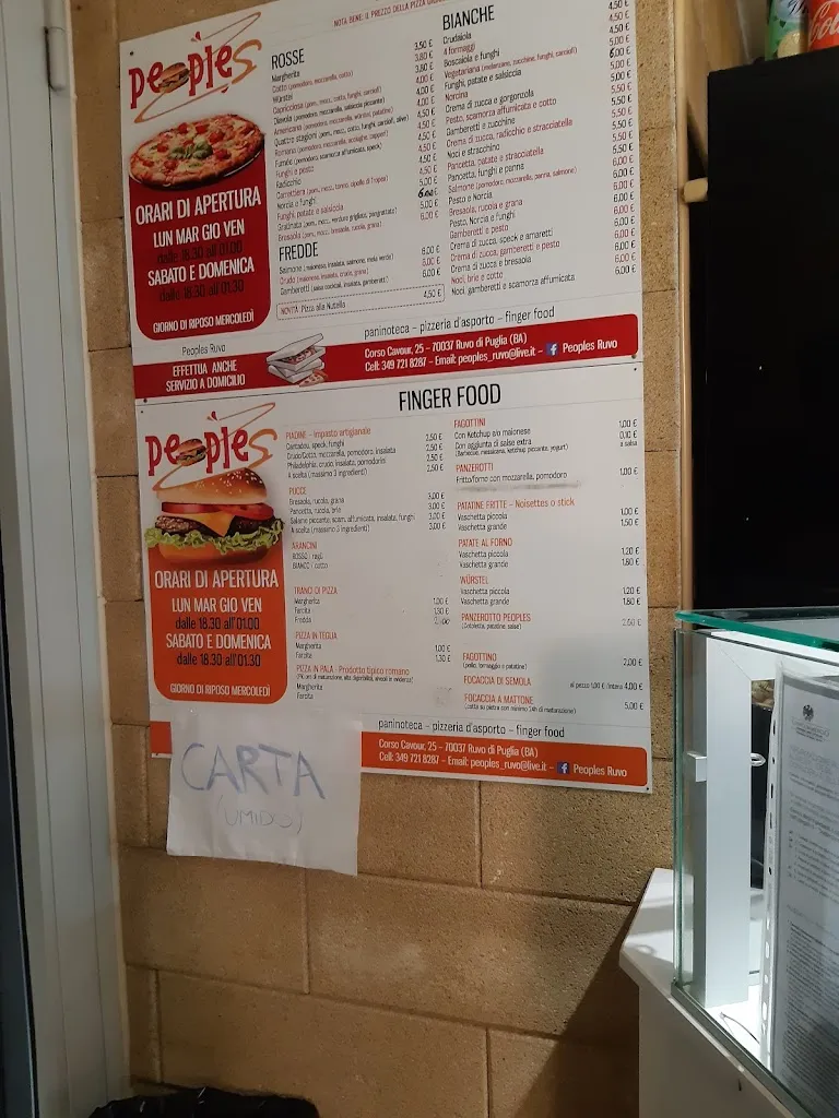Menu_Peoples Pizzeria_Ruvo di Puglia_immagine_1