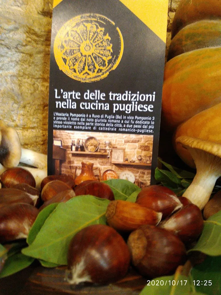 Menu_Pomponio Ancient Tavern Restaurant_Ruvo di Puglia_image_5