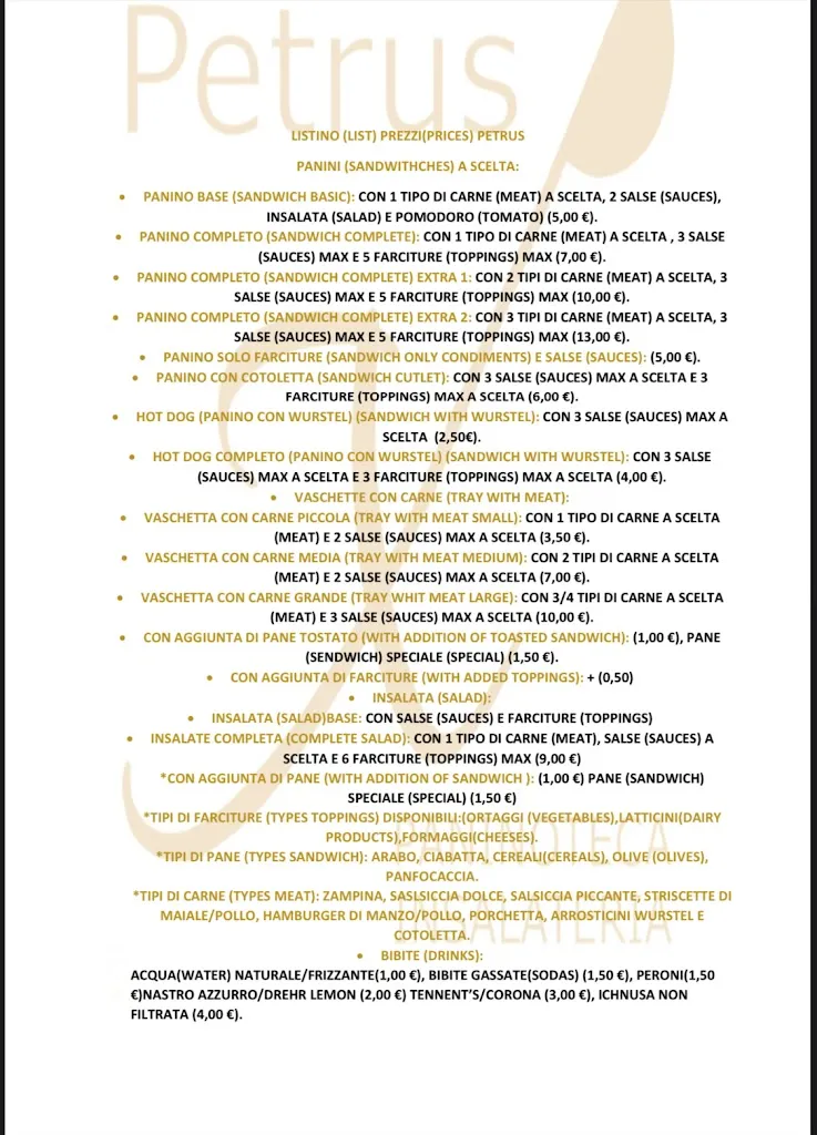 Menu_Petrus Panino_Ruvo di Puglia_immagine_1