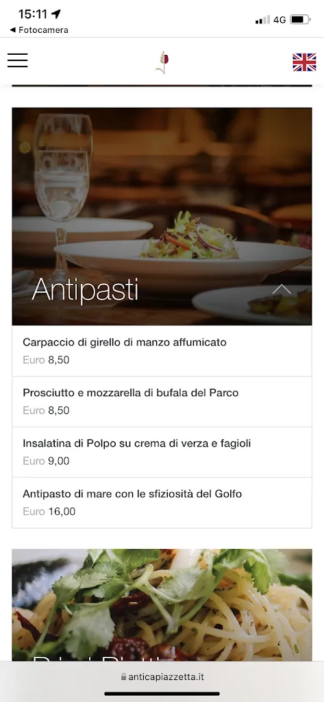 Menu_Osteria Antica Piazzetta_San Giovanni Rotondo_immagine_2