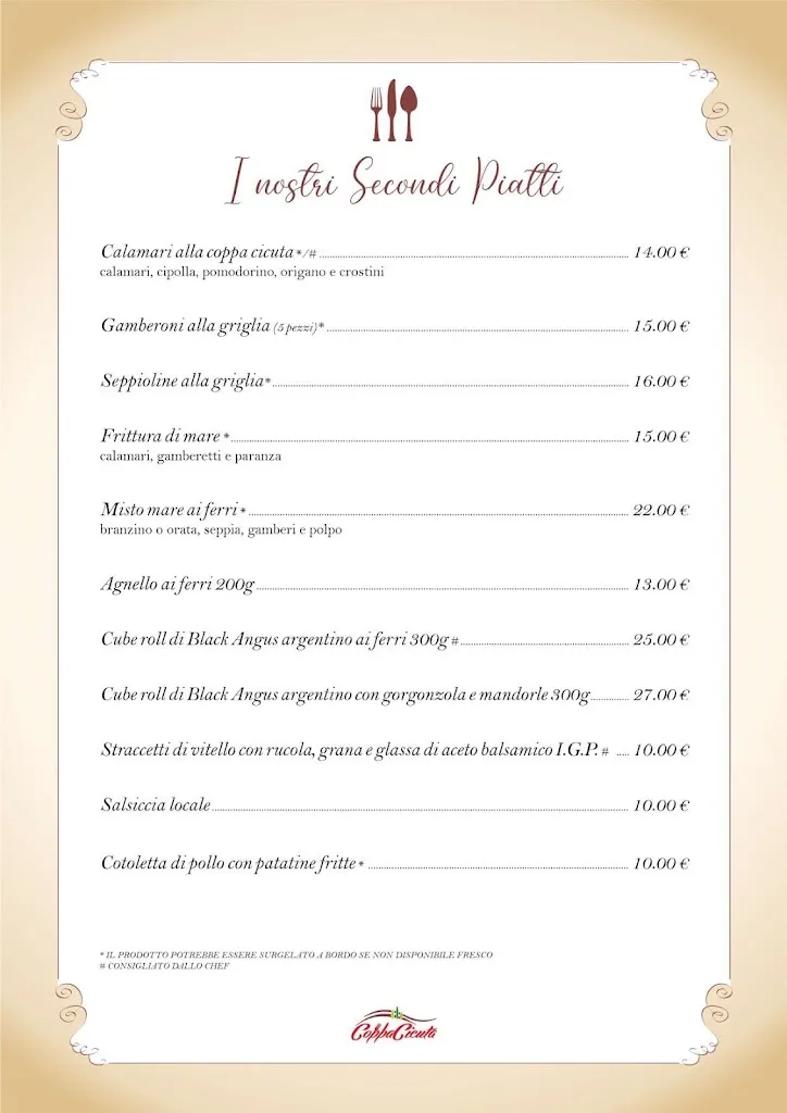 Menu_Coppa Cicuta_San Giovanni Rotondo_immagine_2