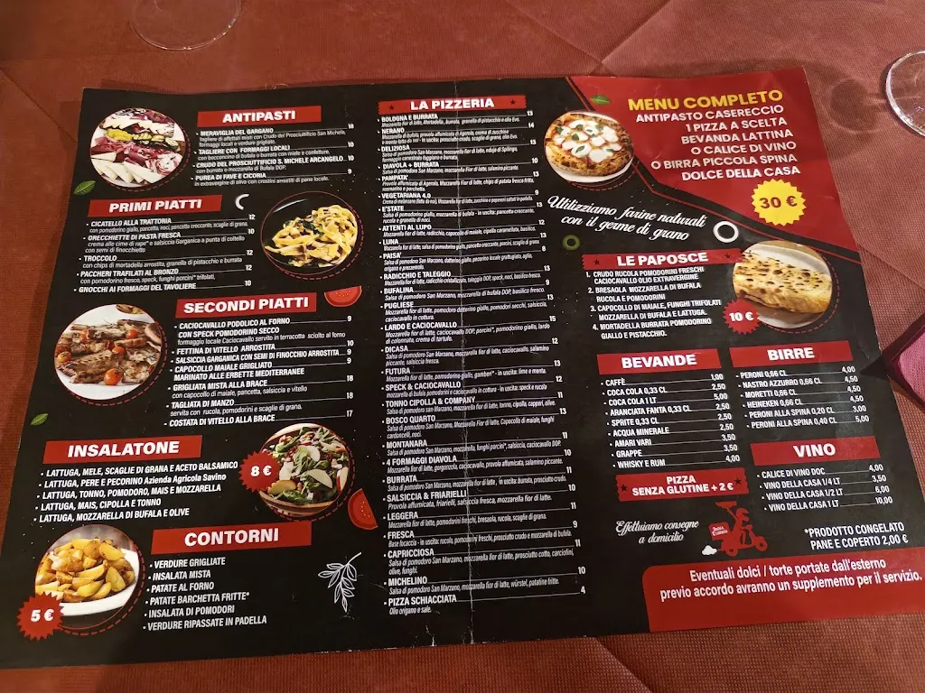 Menu_Ristorante Pizzeria Bar 