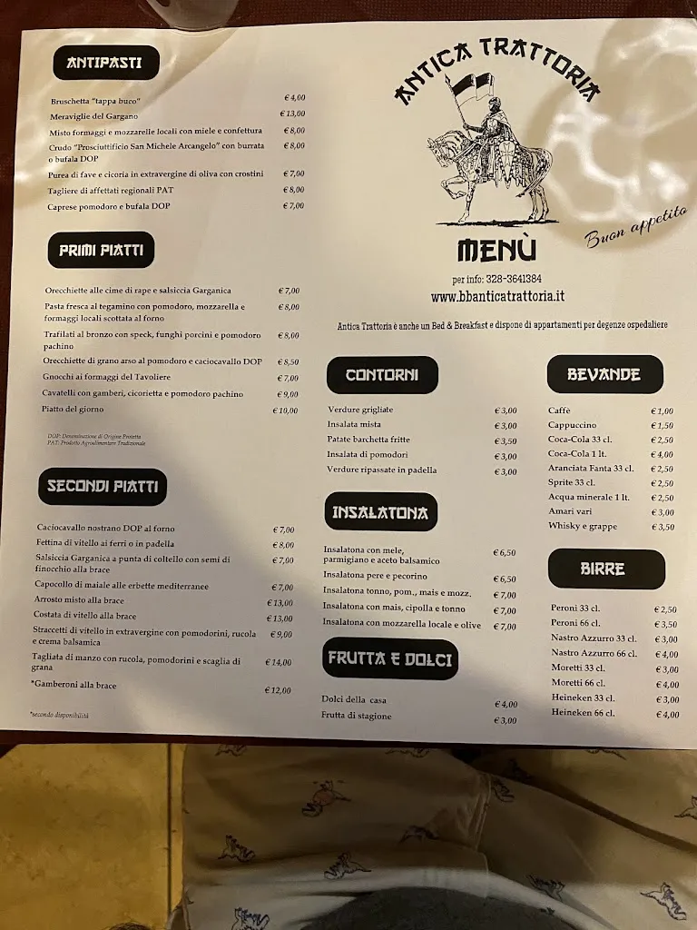 Menu_Ristorante Pizzeria Bar 