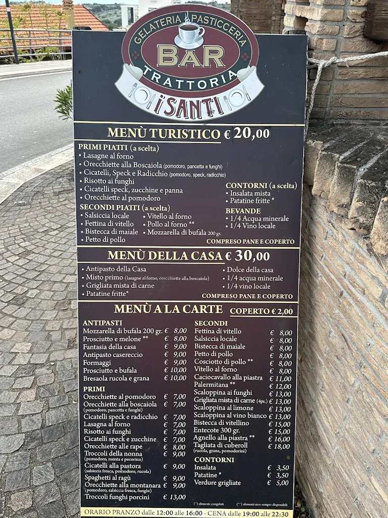 Menu_Ristorante I Santi_San Giovanni Rotondo_image_1