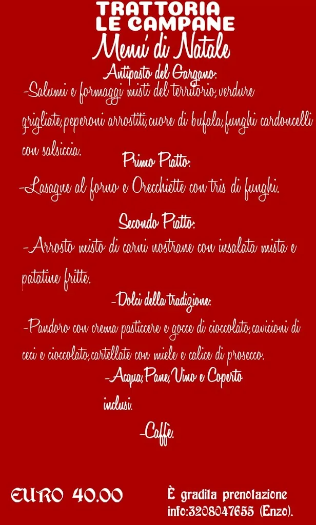 Menu_Trattoria Le Campane_San Giovanni Rotondo_image_2