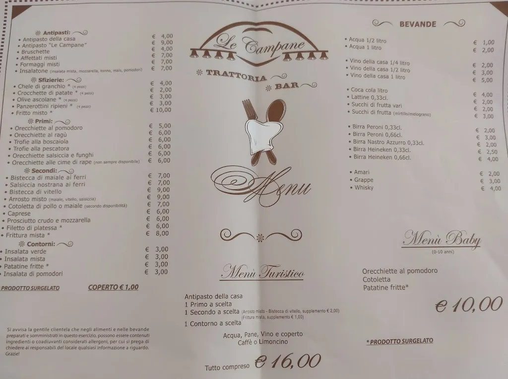 Menu_Trattoria Le Campane_San Giovanni Rotondo_image_3