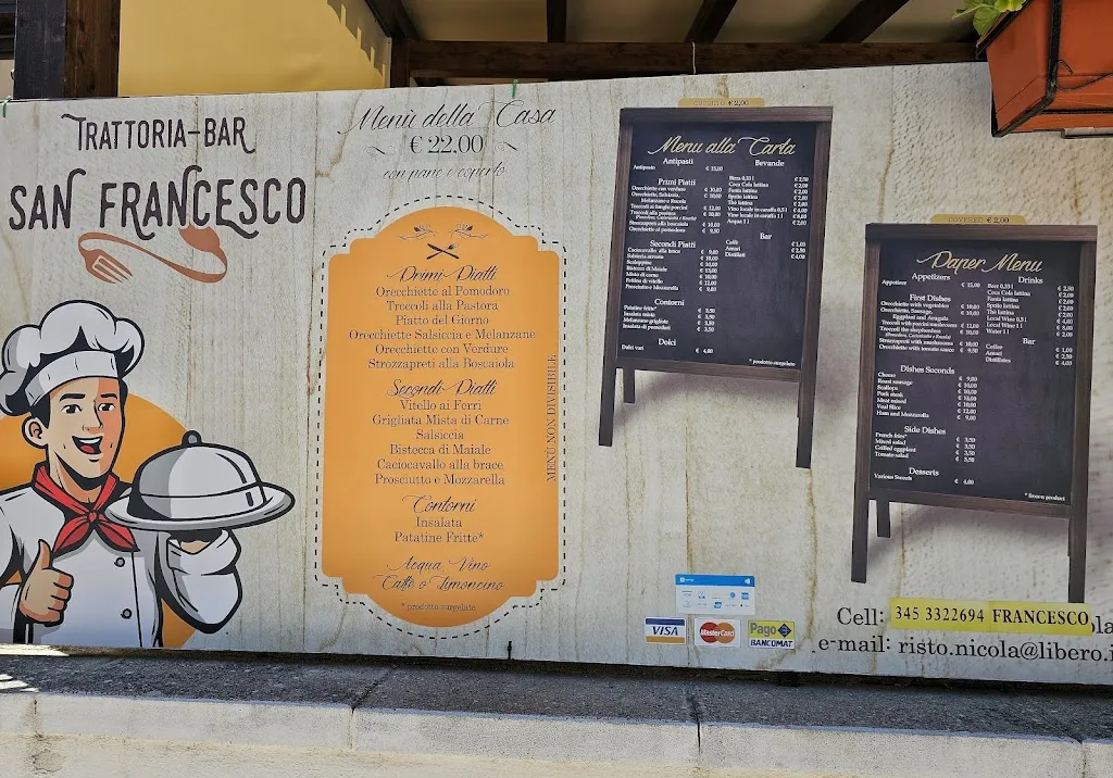 Menu_Trattoria San Francesco_San Giovanni Rotondo_image_1