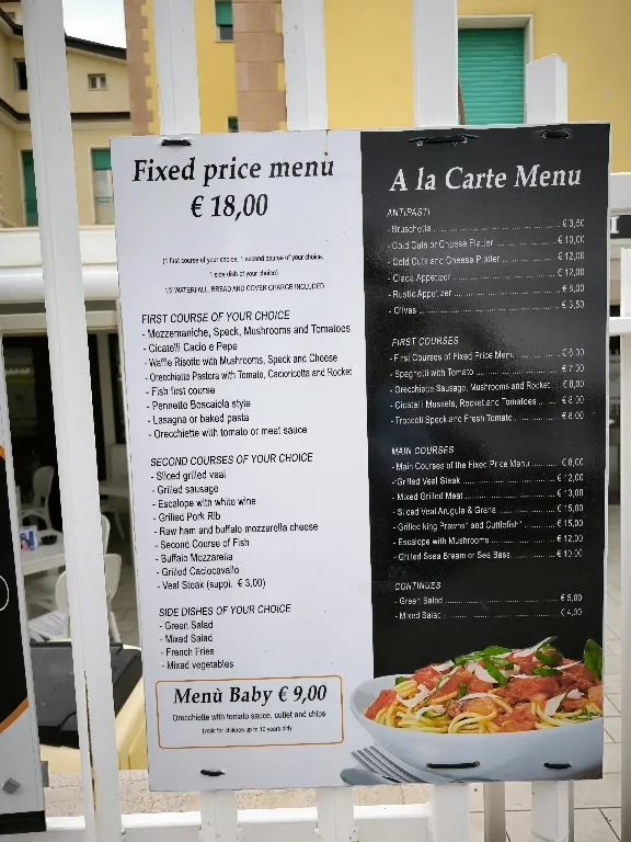 Menü_La Cialda_San Giovanni Rotondo_Bild_2