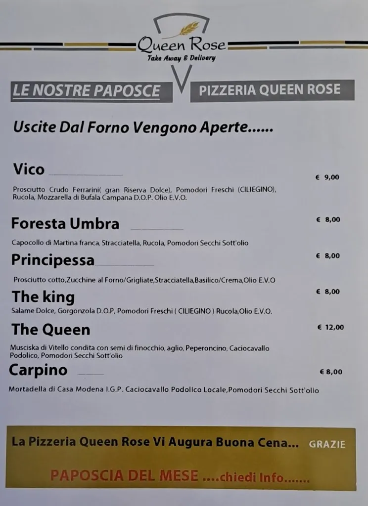 Menu_Queen Rose_San Giovanni Rotondo_image_2
