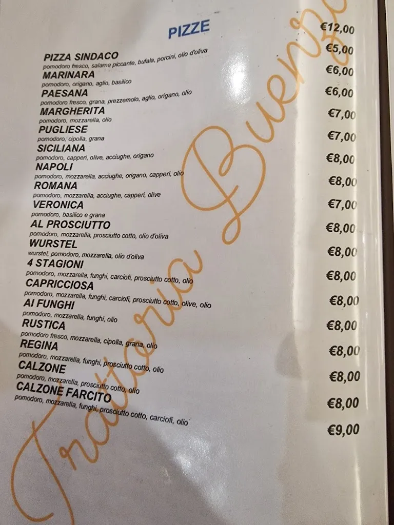 Menu_Trattoria Buenza_San Giovanni Rotondo_image_3