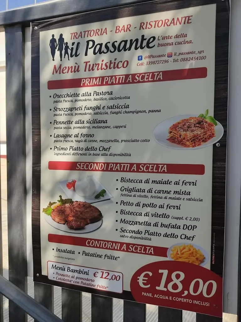 Menu_Il Passante_San Giovanni Rotondo_image_3