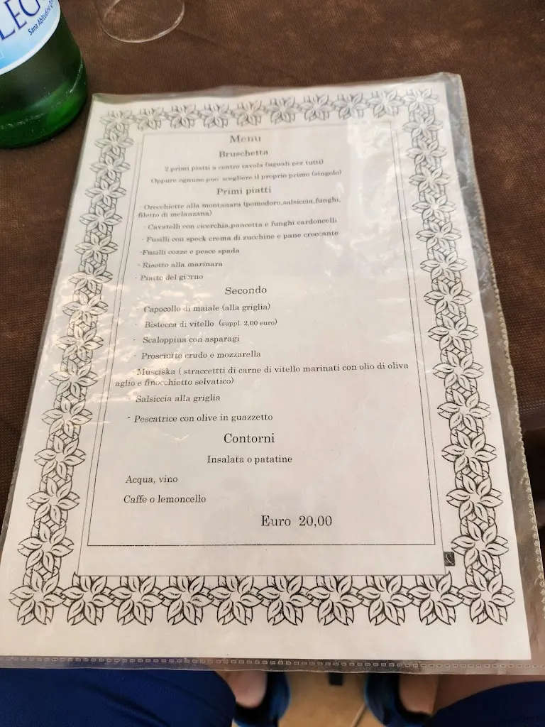 Menu_Ristorante pizzeria Imperium_San Giovanni Rotondo_image_1