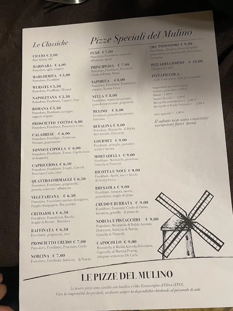 Menu_Il Mulino Da Ferdinando_Sannicandro di Bari_image_2