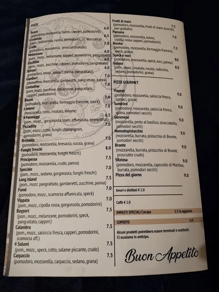 Menu_Piccadilly_Sannicandro di Bari_image_1