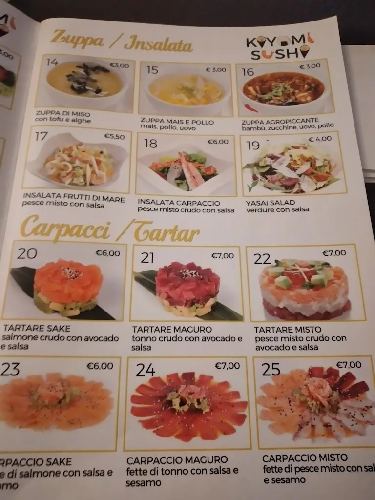 Menü_kiyomi sushi ristorante_San Vito dei Normanni_Bild_2