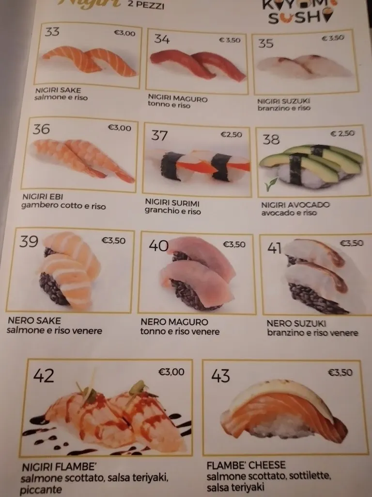 Menü_kiyomi sushi ristorante_San Vito dei Normanni_Bild_4