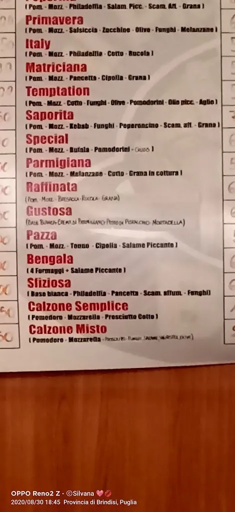 Menu_Il Pianeta delle Bontà_San Vito dei Normanni_immagine_1