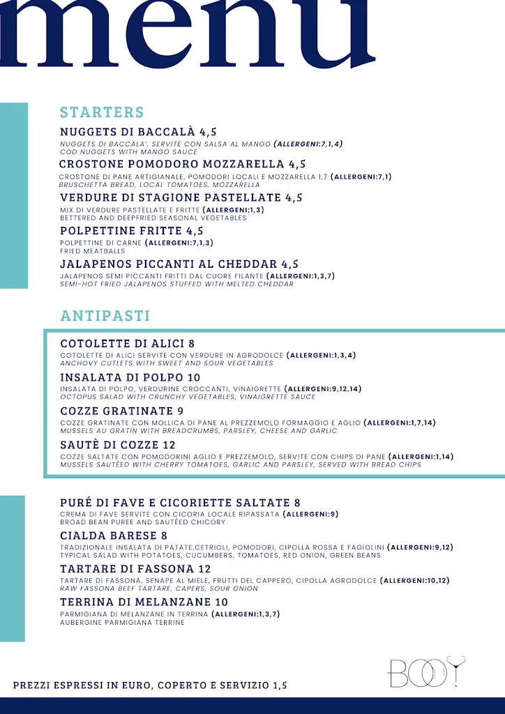 Menu_Boo! Caffetteria e Bollicine_San Vito dei Normanni_image_1