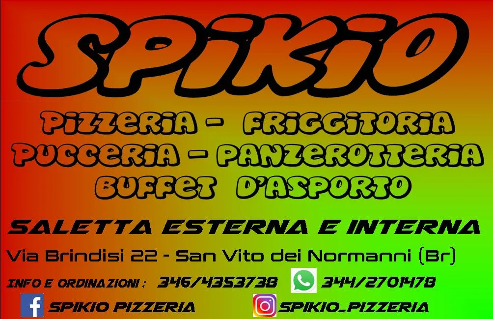 Menu_Spikio pizzeria_San Vito dei Normanni_immagine_1