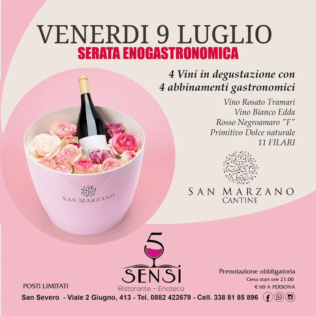 Menu_Ristorante Enoteca 5 Sensi_San Severo_image_1