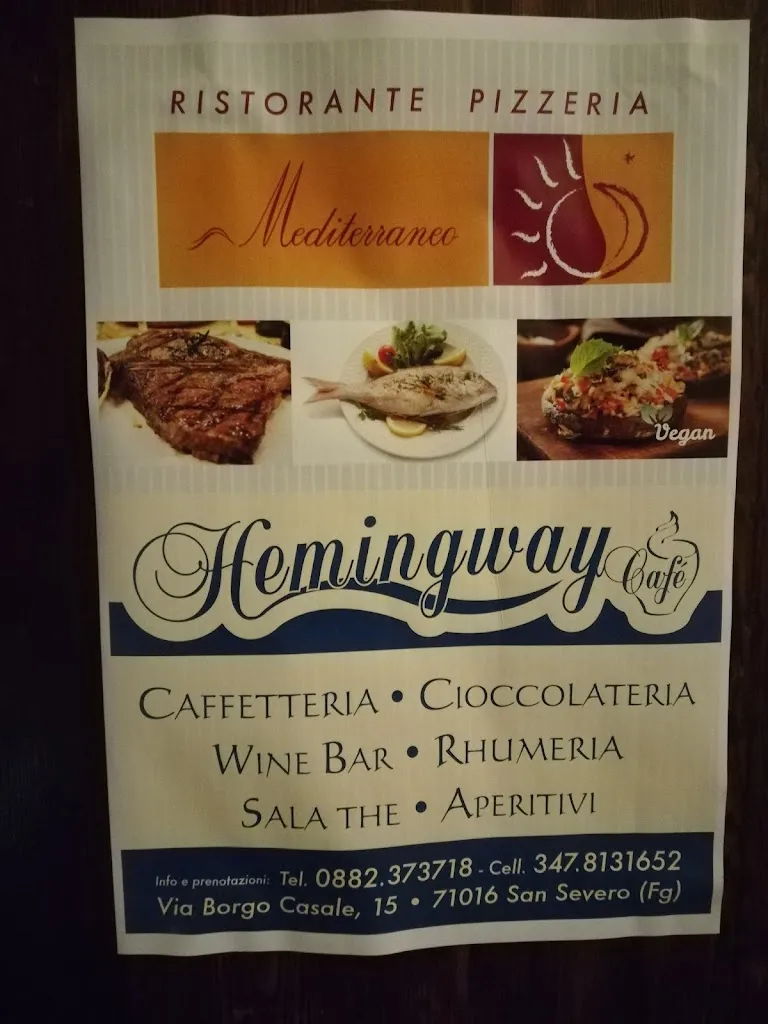 Menu_Pizzeria Mediterraneo / Hemingway Cafè_San Severo_image_3