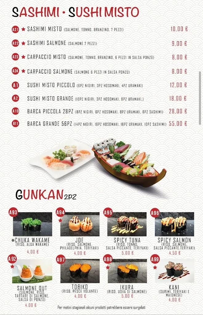 Menu_Ristorante SUSHI XIAN_San Severo_image_3