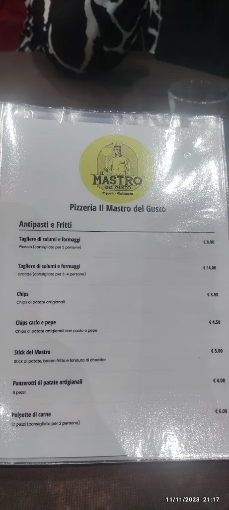 Menu_Il Mastro del Gusto_Squinzano_image_1