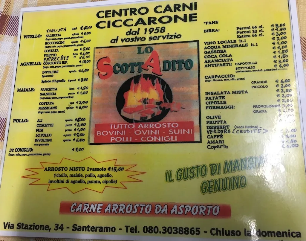 Menu_Lo Scottadito - Centro Carni Ciccarone_Santeramo in Colle_immagine_1