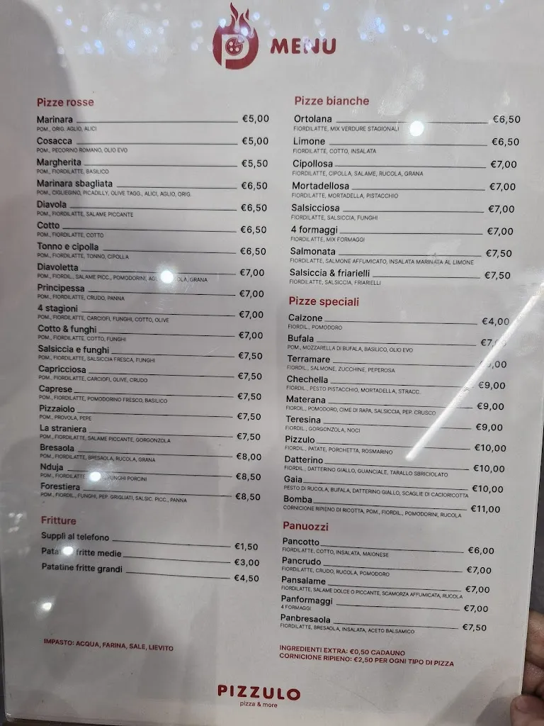 Menu_Pizzulo Pizzeria_Santeramo in Colle_image_1