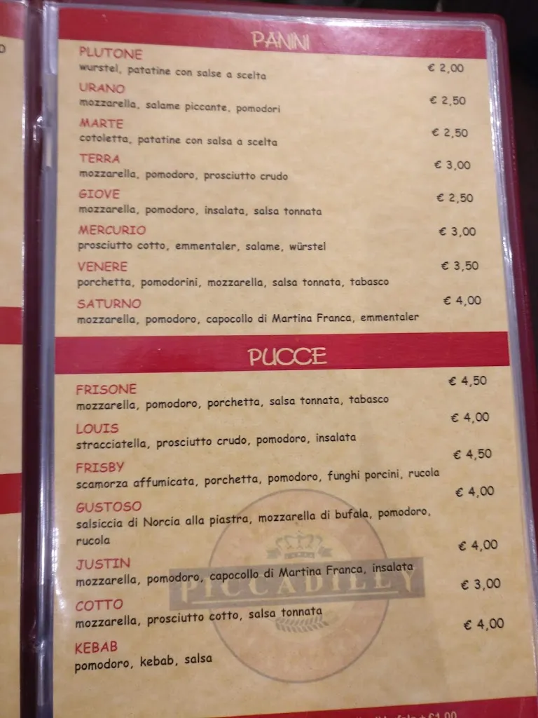 Menu_Pizzeria piccadilly_Santeramo in Colle_immagine_4