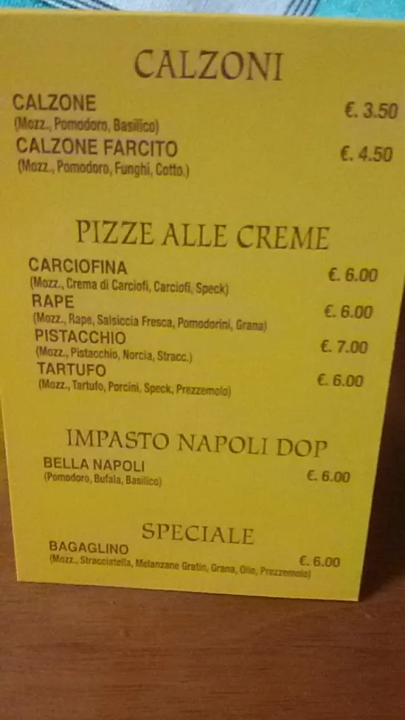 Menu_Pizzeria Il Bagaglino express_Santeramo in Colle_immagine_2