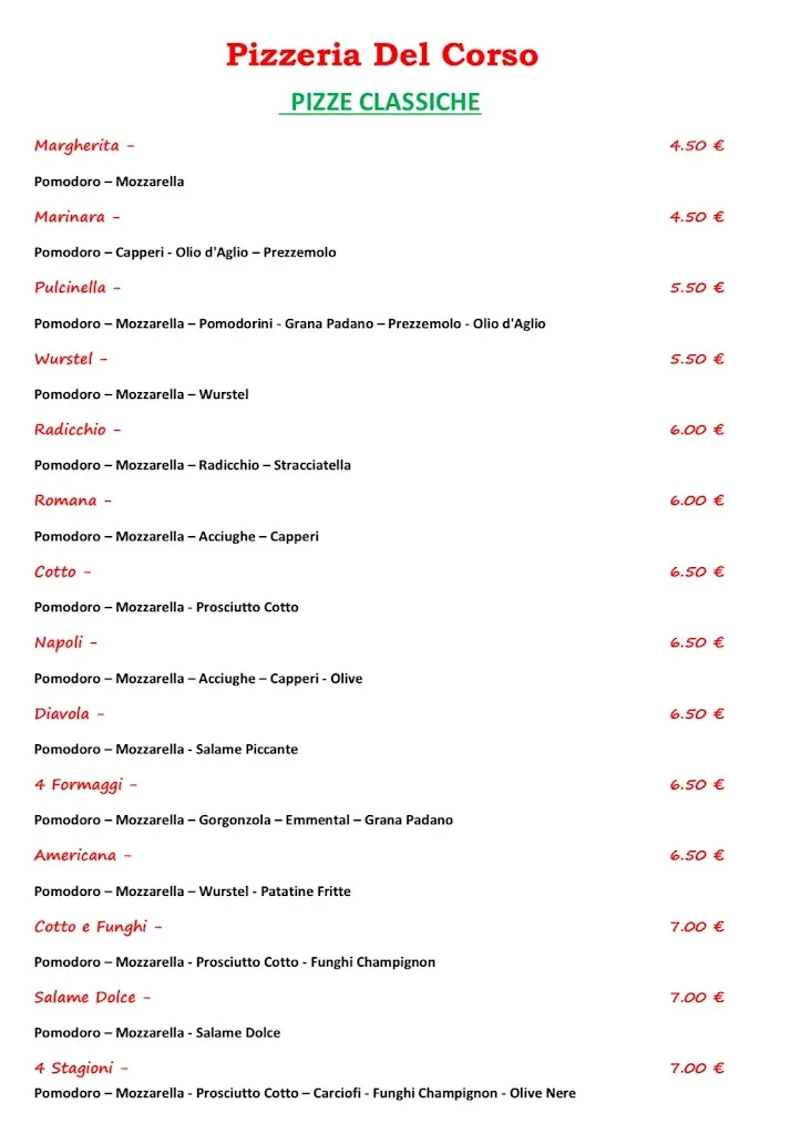 Menu_Pizzeria del corso_Santeramo in Colle_immagine_1