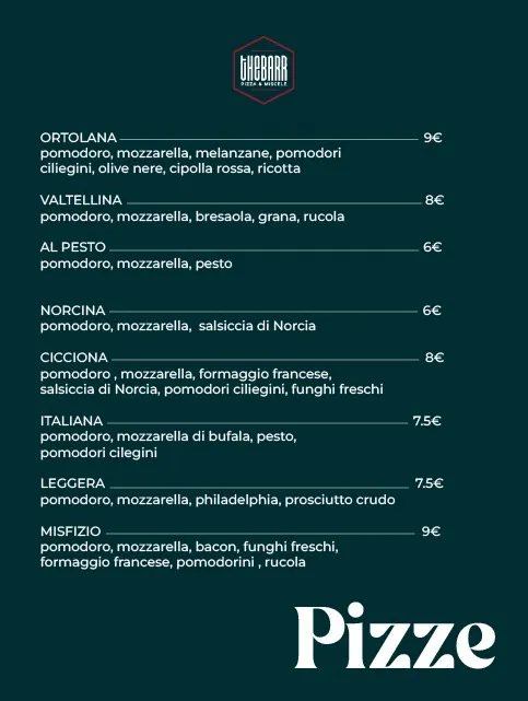 Menu_The Barr - Pizza & Miscele_Terlizzi_immagine_1