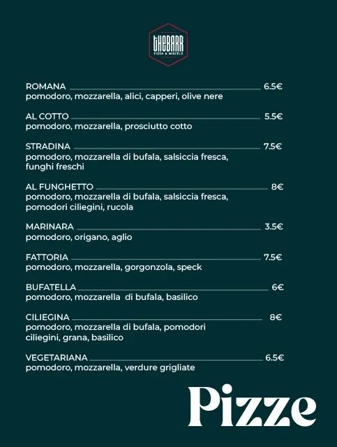 Menu_The Barr - Pizza & Miscele_Terlizzi_immagine_2