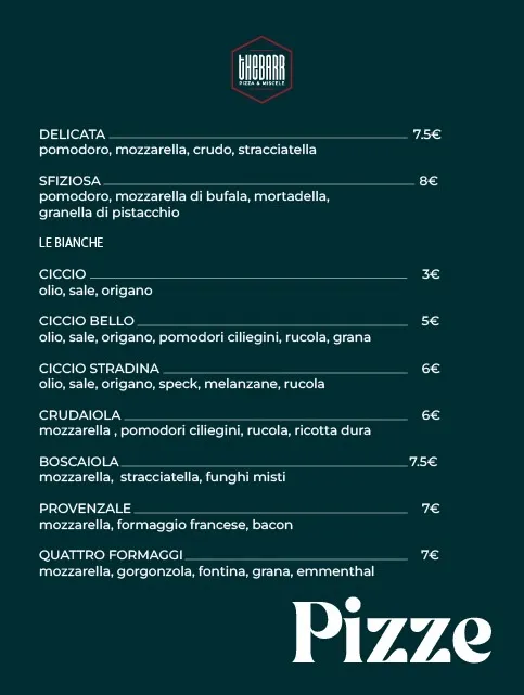 Menu_The Barr - Pizza & Miscele_Terlizzi_immagine_3