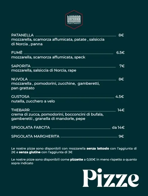 Menu_The Barr - Pizza & Miscele_Terlizzi_immagine_4