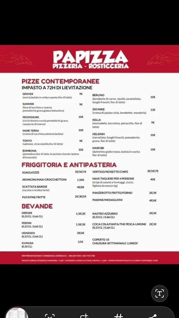 Menu_Papizza Pizzeria_Toritto_image_2