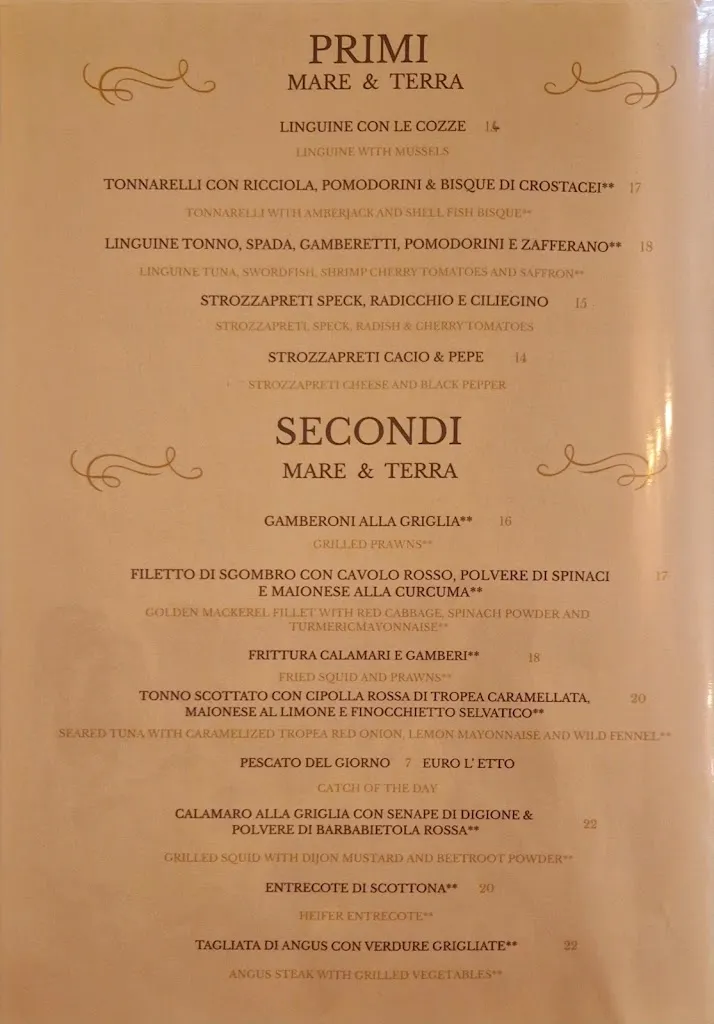 Menu_Megusta - Ristorante di pesce_Torre San Giovanni_image_2