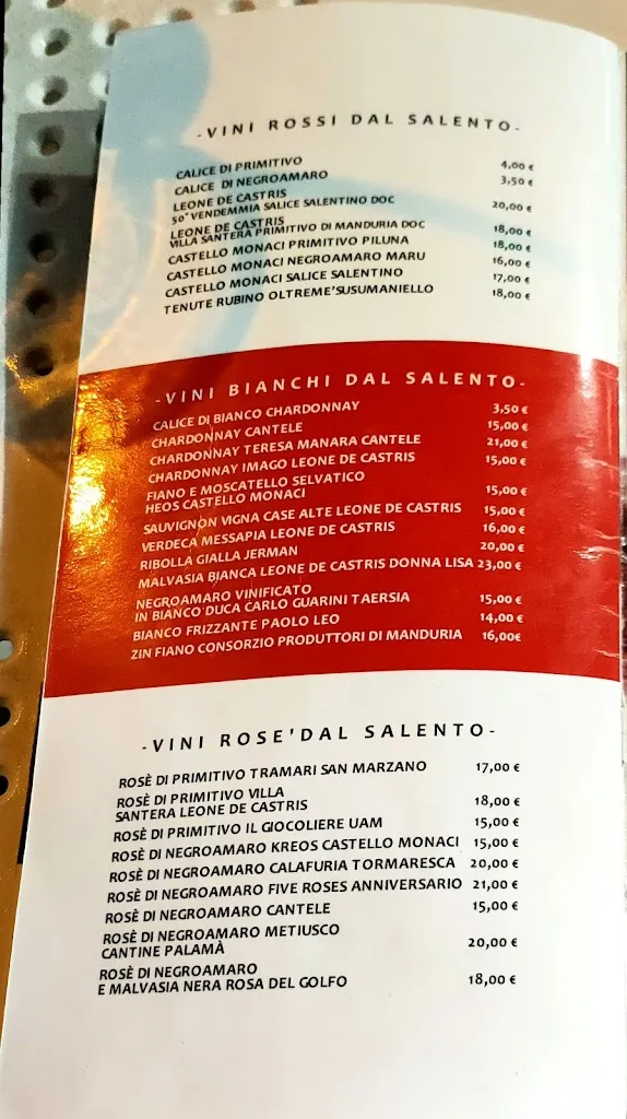 Menu_Baxter Restaurant_Torre San Giovanni_image_1