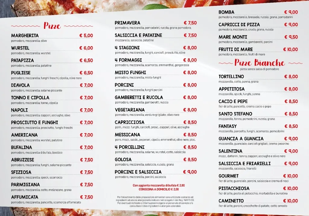 Menu_Capricci di pizza_Taurisano_image_1