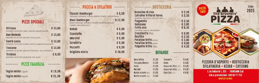 Menu_The Brothers' pizza_Taurisano_image_2