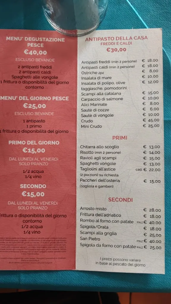 Menu_Antica Osteria dell'Angelo_Alba Adriatica_immagine_1
